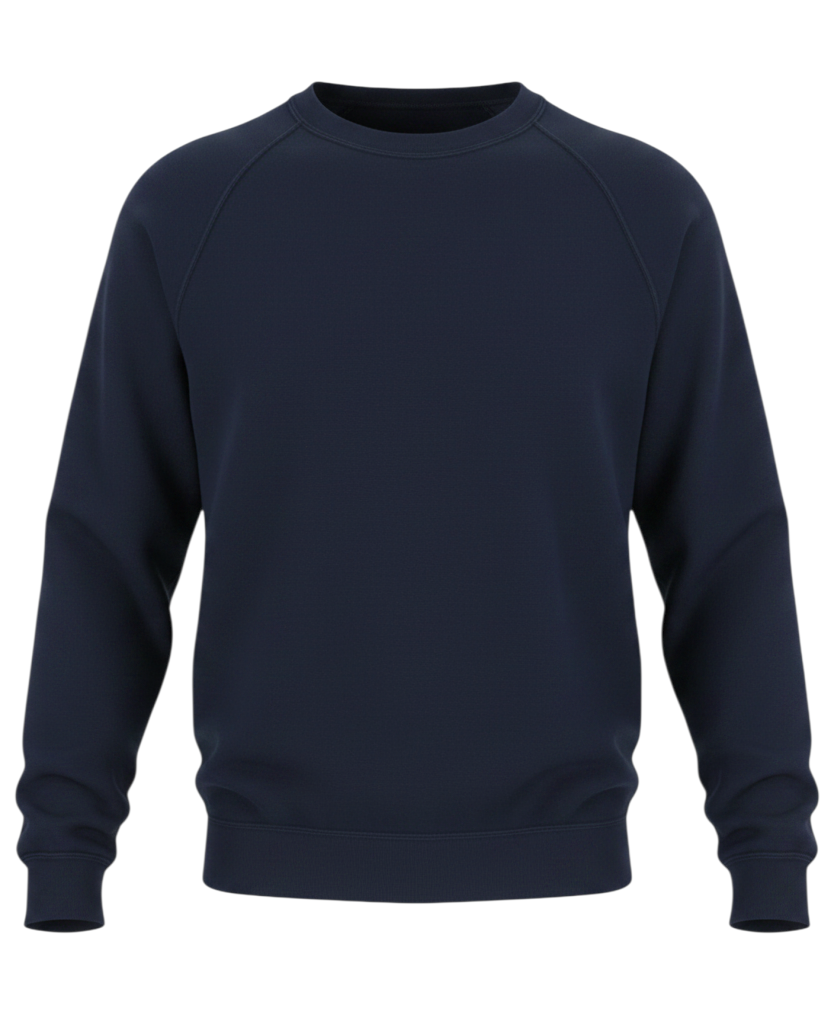 Blue Cotton Sweatshirt