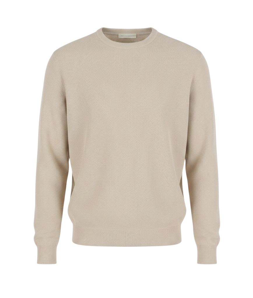 Beige Cotton Jumper