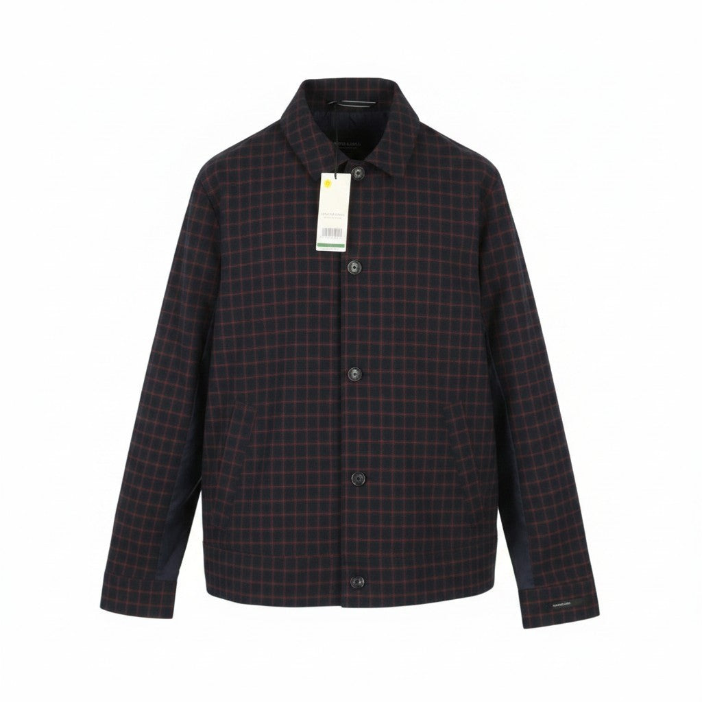 Blue Polyester Jacket