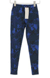 Blue Polyester Leggings