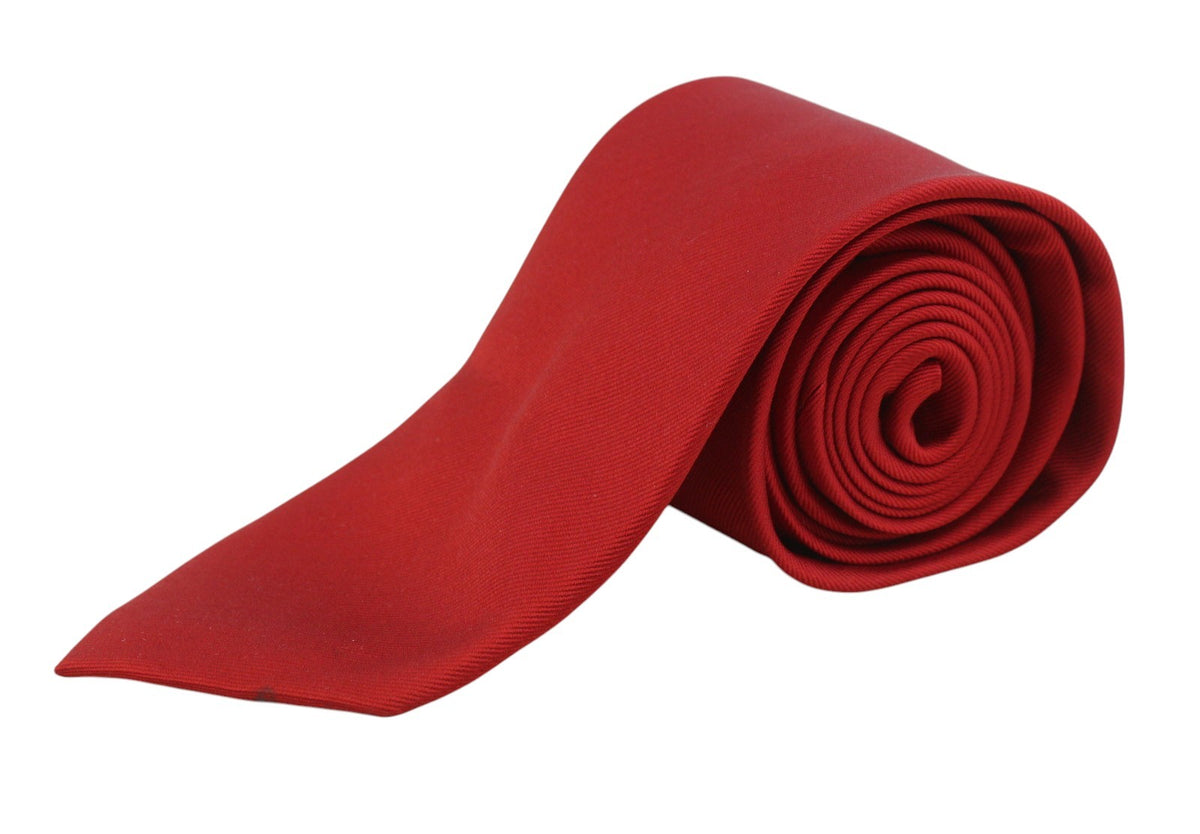 Red Silk Tie