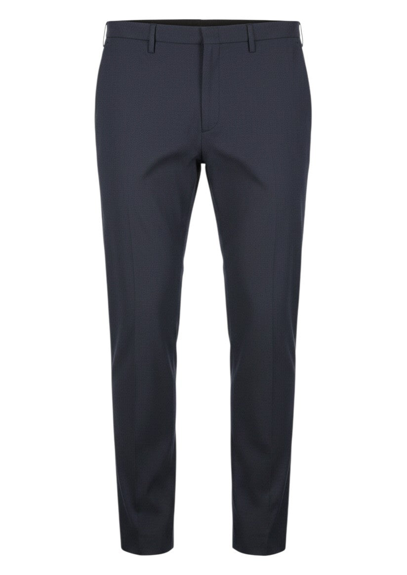 Blue Cotton Trousers