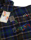 Multicoloured Wool Coat