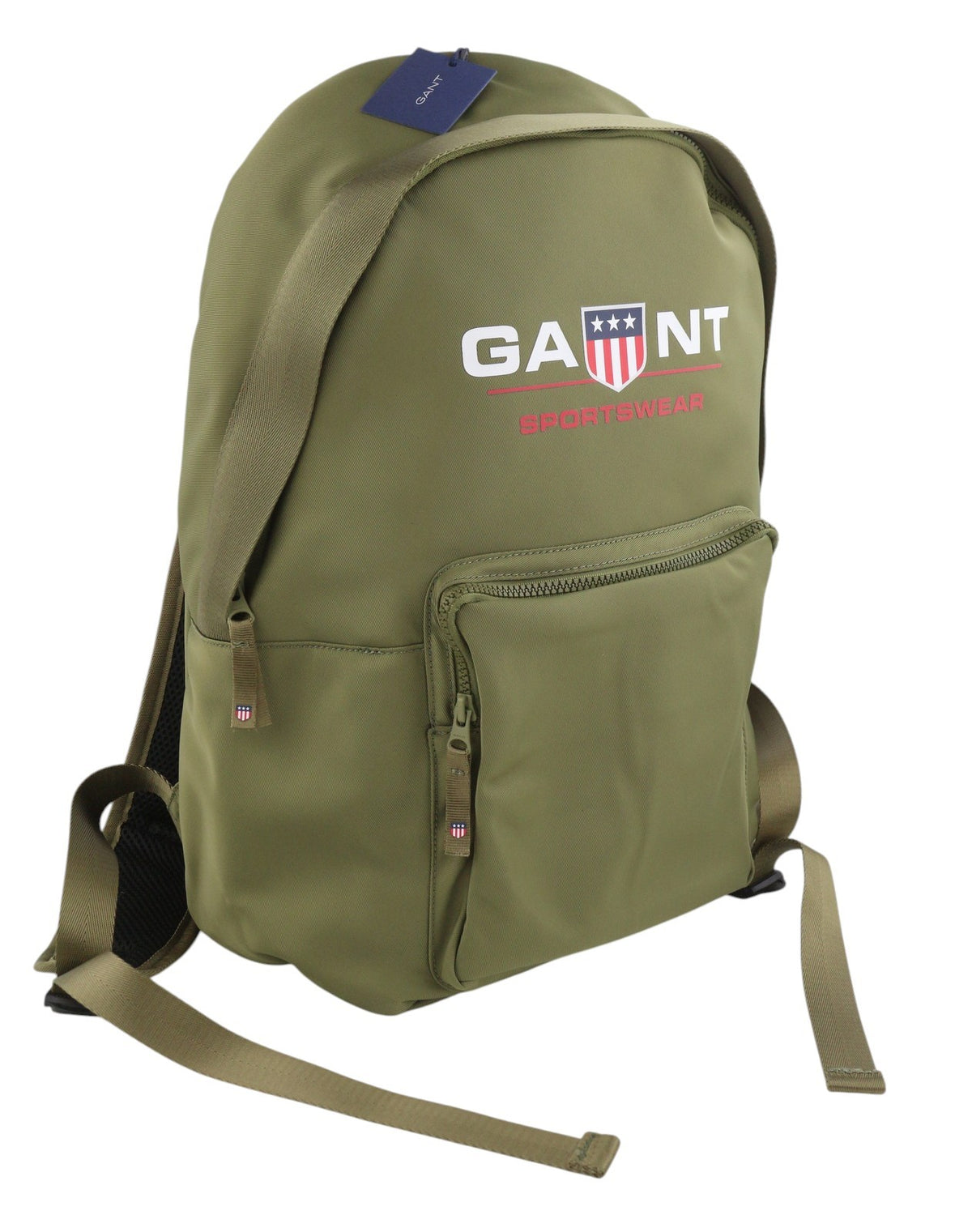 Green Polyester Backpack