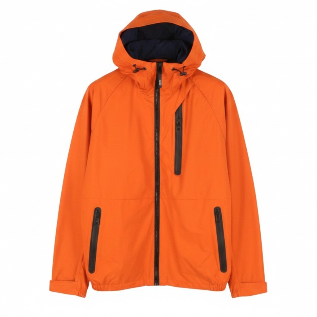 Orange Nylon Jacket