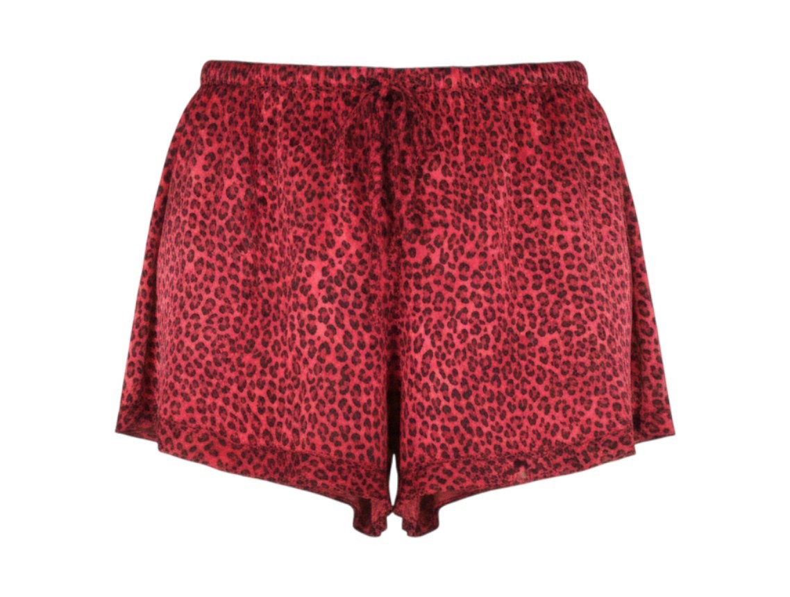 Pink Viscose Shorts