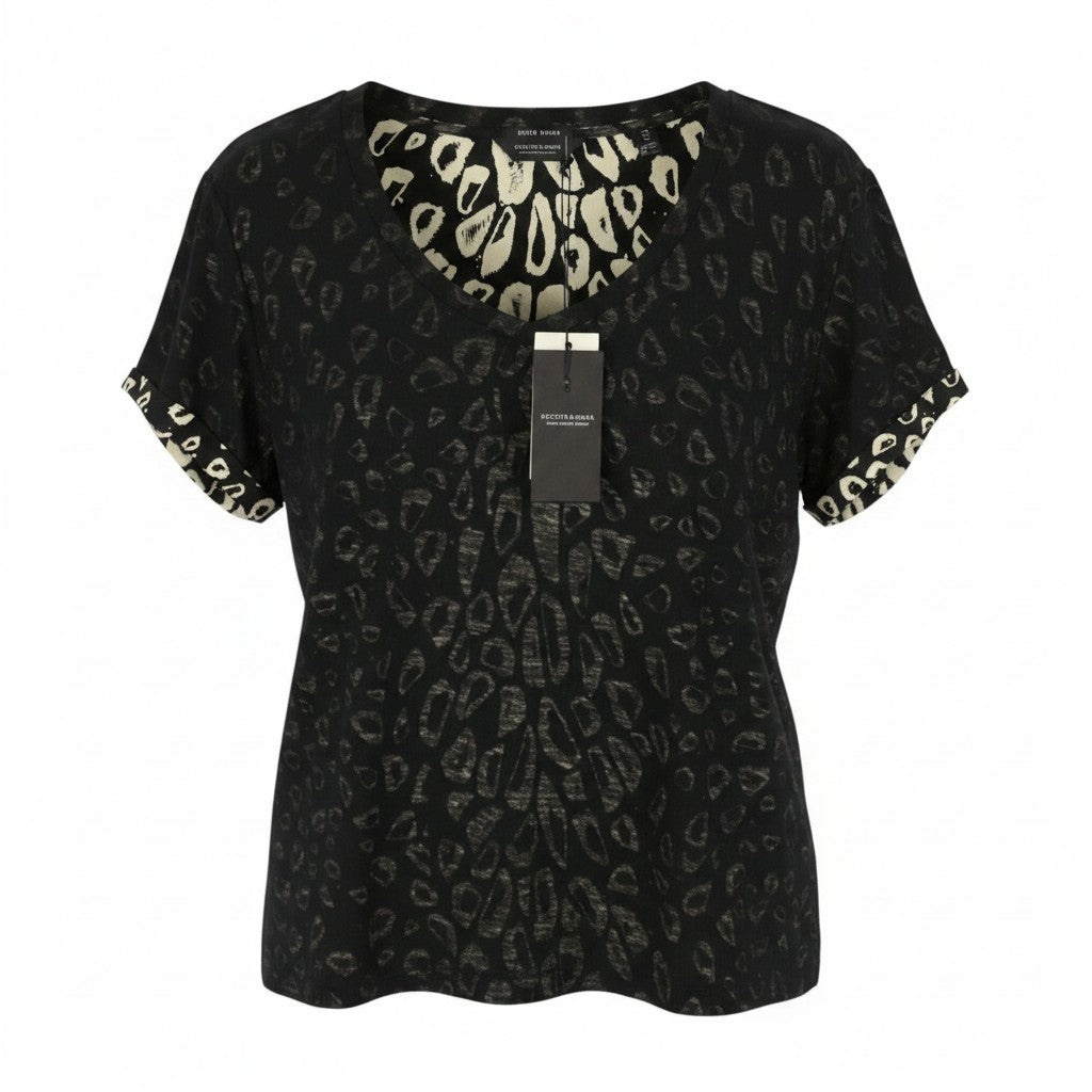 Black Cotton T-Shirt