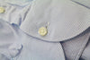 Mėlyni ruoželinio audinio marškiniai