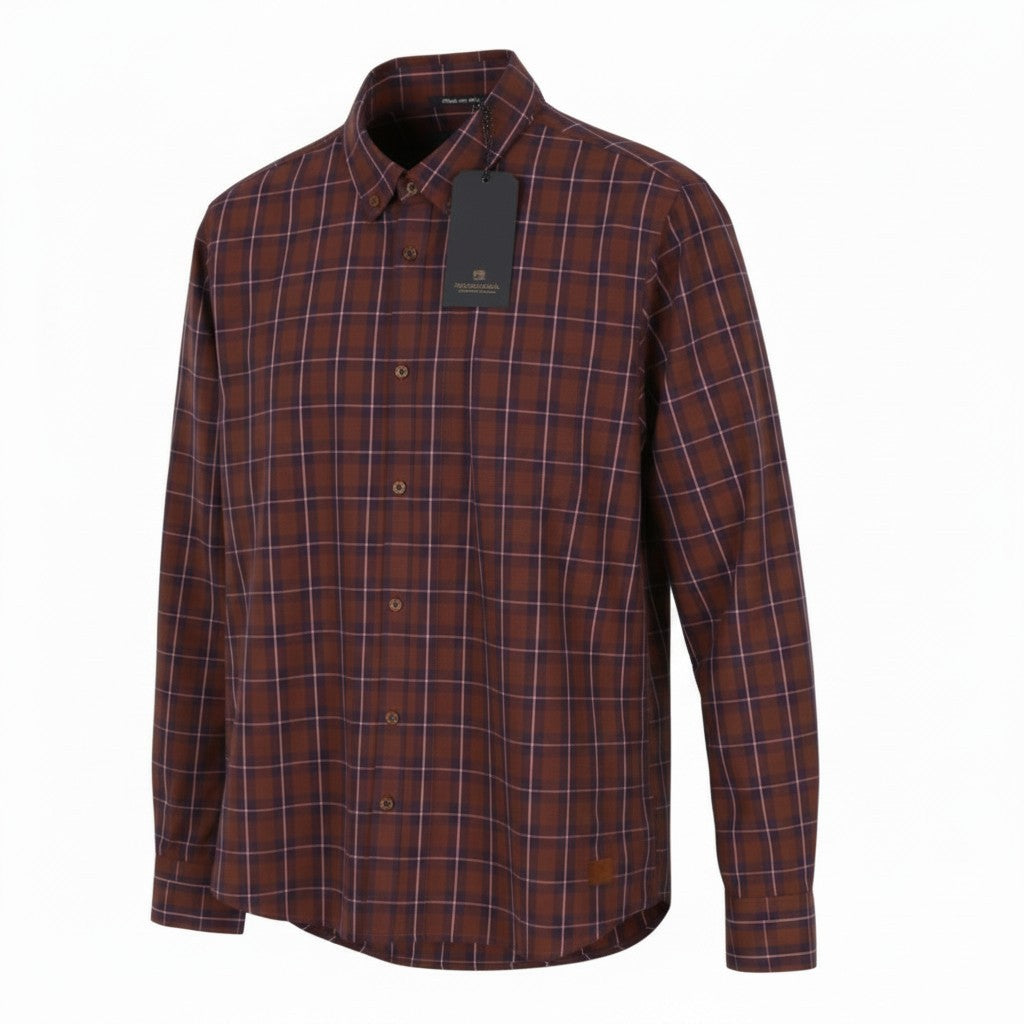 Brown Cotton Shirt