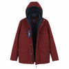 Burgundy Polyester Jacket