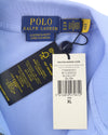 Mėlyni medvilniniai polo marškinėliai