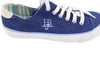 Blue Textile Sneakers