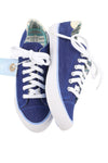Blue Textile Sneakers
