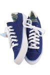 Blue Textile Sneakers