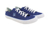 Blue Textile Sneakers