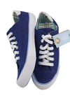 Blue Textile Sneakers