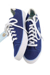 Blue Textile Sneakers