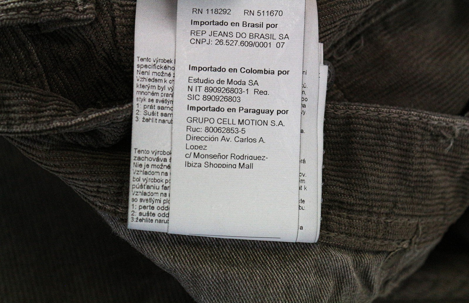 REPLAY Grover vyriškos kelnės W30/L34 tiesios rudos velveto medvilnės tamprios kelnės 