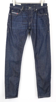 DIESEL Thommer 084QP Men's Jeans W28/L32 Slim Dark Blue Cotton Stretch Pants