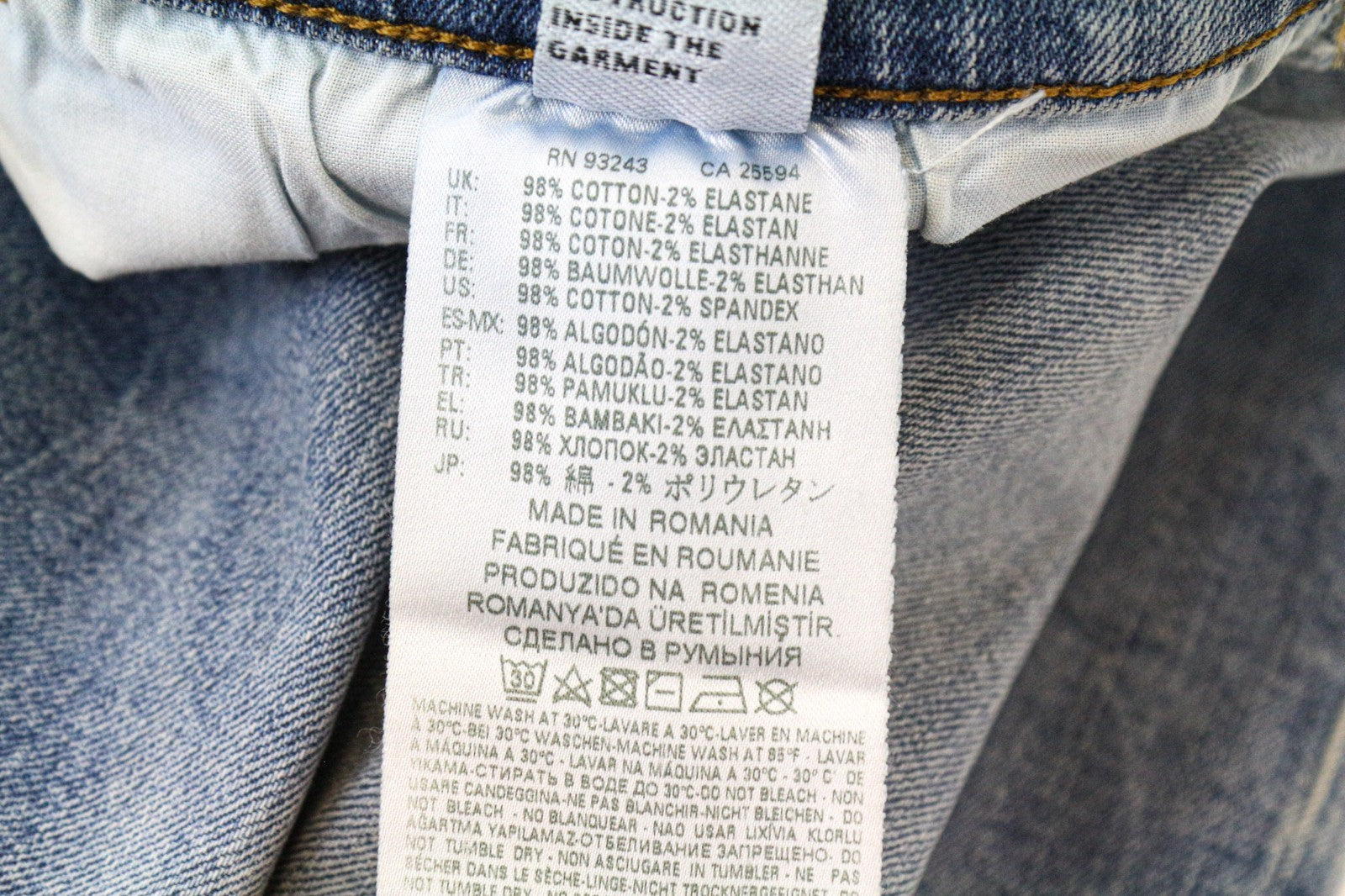 DIESEL D-Eetar 087AV Men's Jeans W34/L32 Taper Ripped Faded Blue Cotton