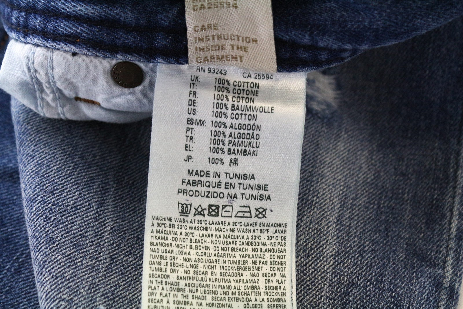 DIESEL Krayver R831I vyriški džinsai W28/L32 Slim Carrot Ripped Blue Cotton Jeans 
