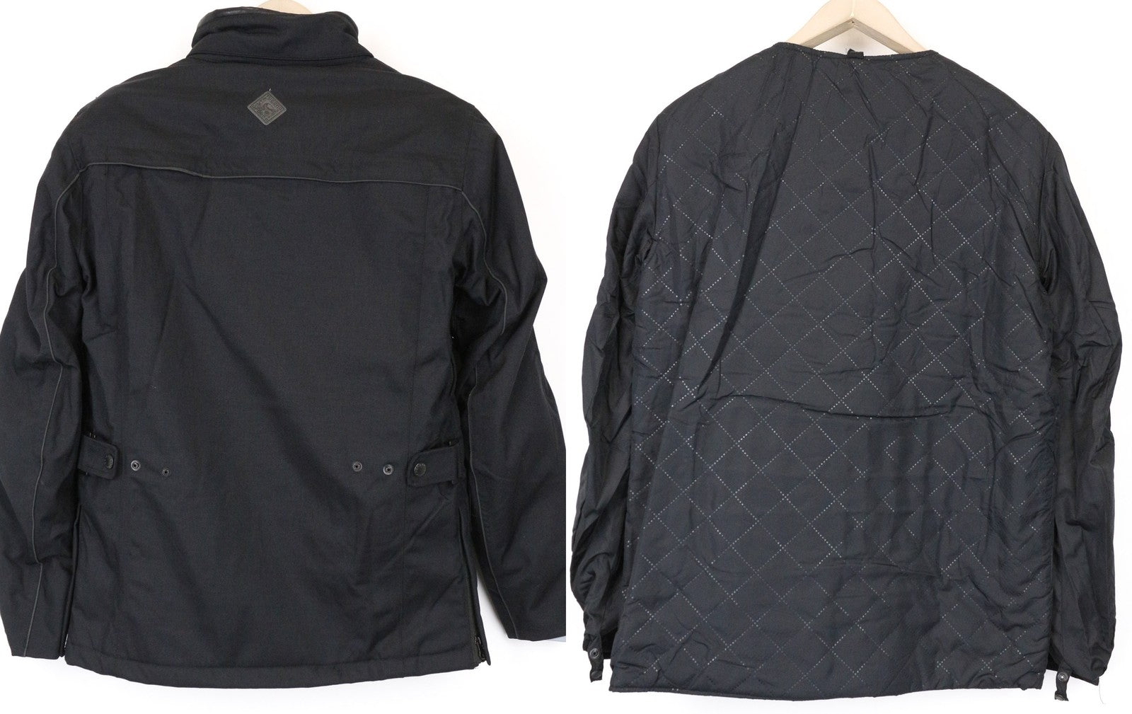 TUCANO URBANO Ermes vyriška striukė S juoda 2in1 su nuimamu pamušalu motociklams 