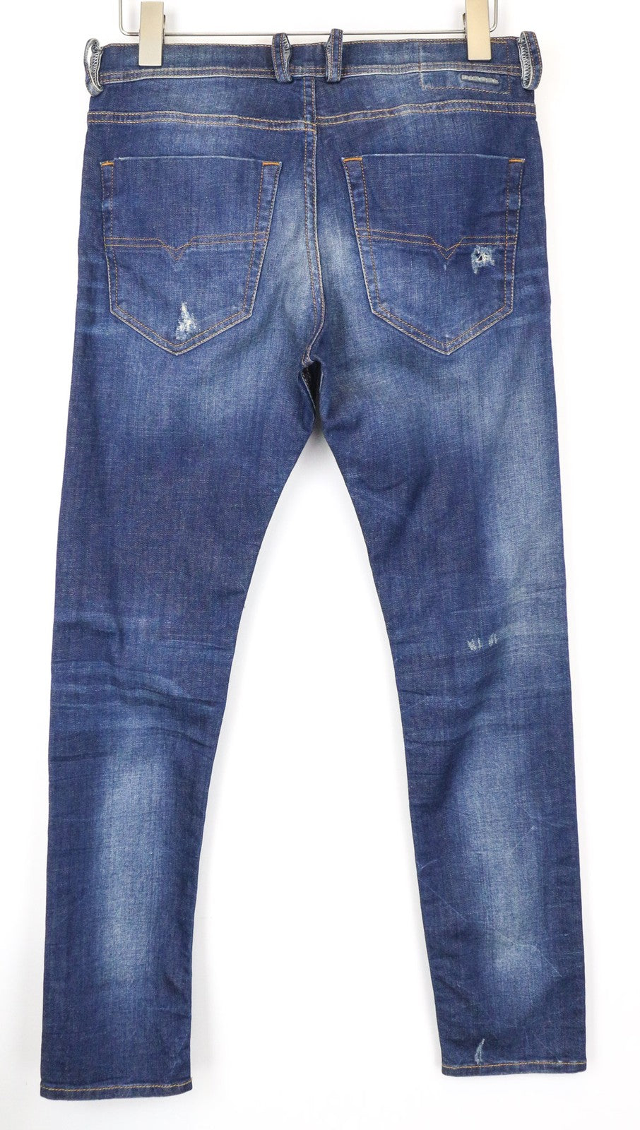 DIESEL Tepphar 084TX Men's Jeans W30/L30 Slim Distressed Blue Cotton Stretch