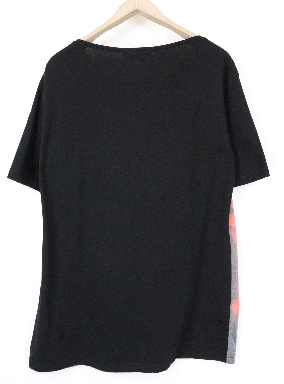 VKING Men's T-Shirt 2XL Faded Red Cotton Blend Roses Print Short Sleeve