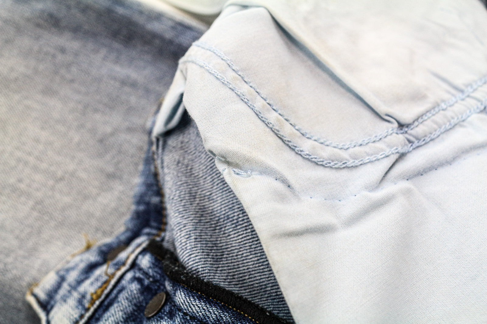 DIESEL D-Eetar 087AV Men's Jeans W28/L32 Taper Ripped Washed Blue Cotton