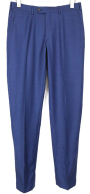 SUITSUPPLY Brescia vyriškos kelnės, UK36R, mėlynos, su vilnoniu pamušalu, klostuotos, oficialios 