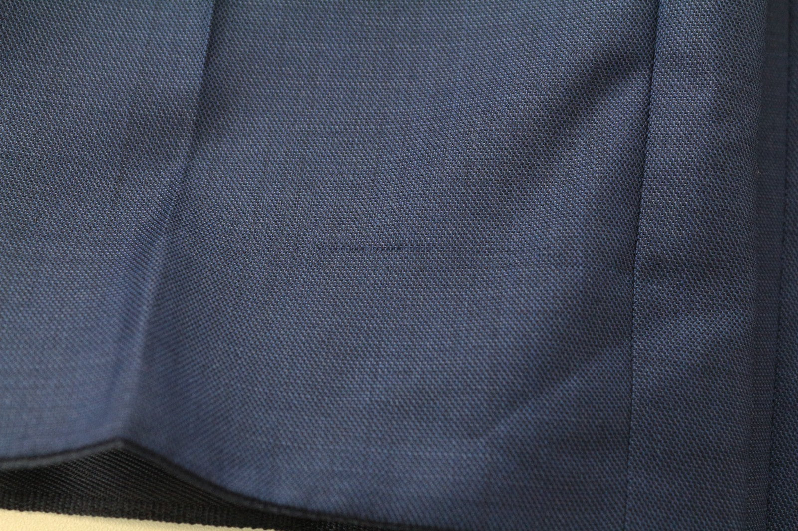 SUITSUPPLY Brescia vyriškos kelnės, UK36R, mėlynos, su vilnoniu pamušalu, klostuotos, oficialios 