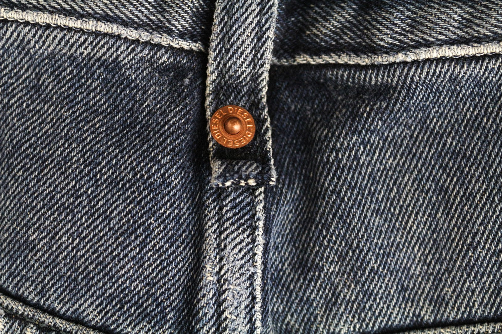 DIESEL Mharky 0870B Men's Jeans W34/L32 Slim Skinny Washed Blue Jean