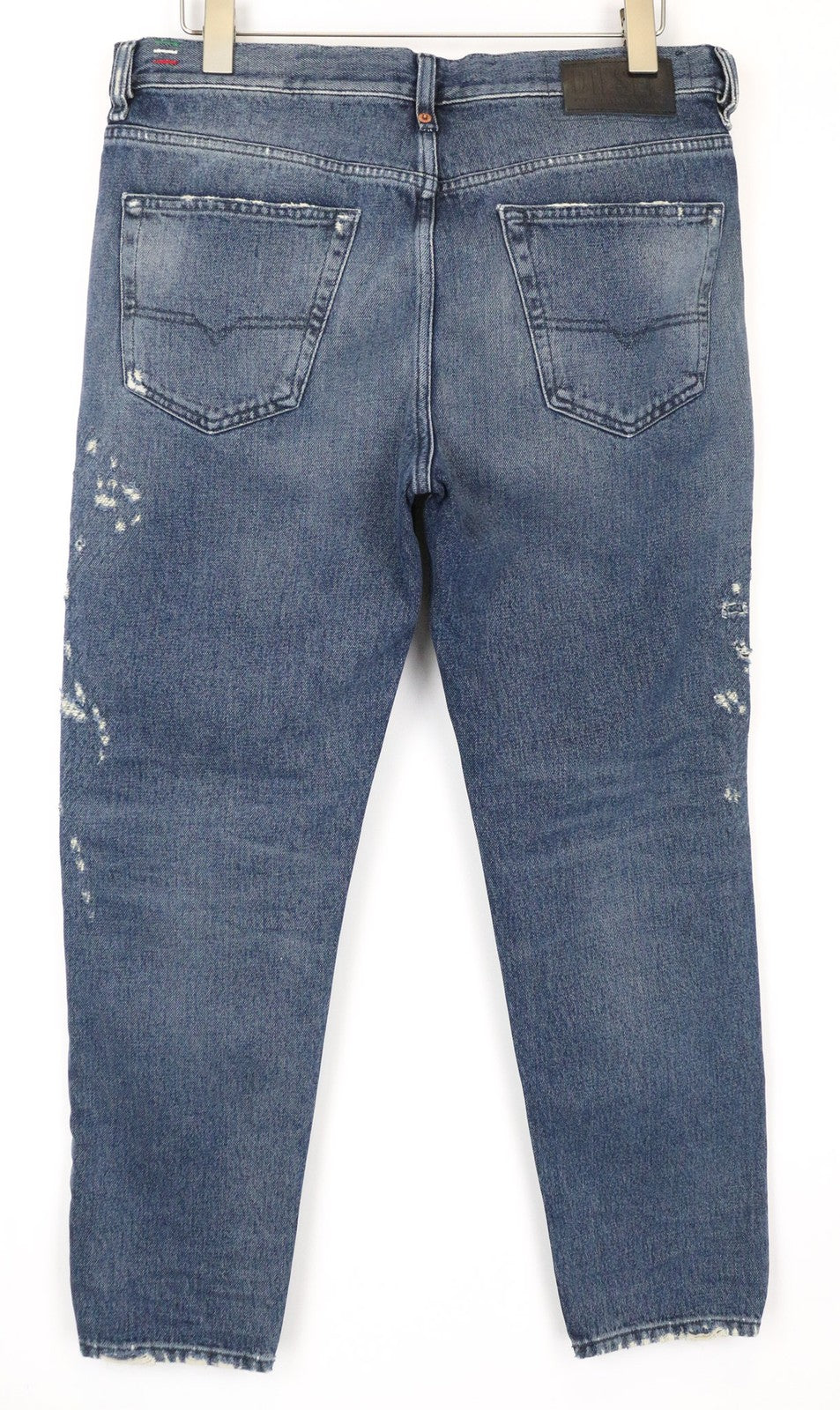 DIESEL Mharky 0870B Men's Jeans W34/L32 Slim Skinny Washed Blue Jean