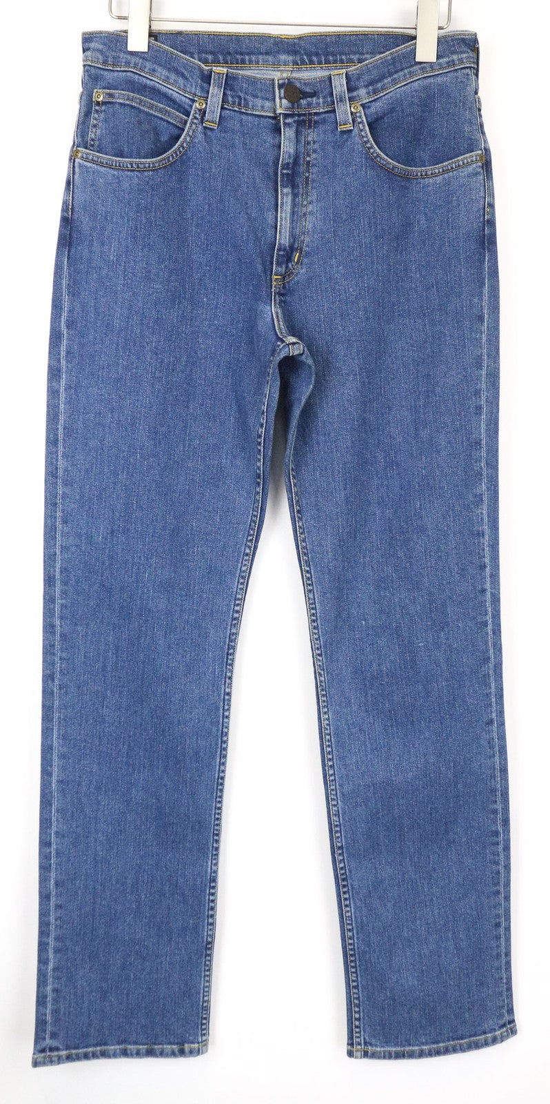 LEE Men's Jeans ~W30/L34 Classic Straight Regular Fit Blue 5-Pocket Denim