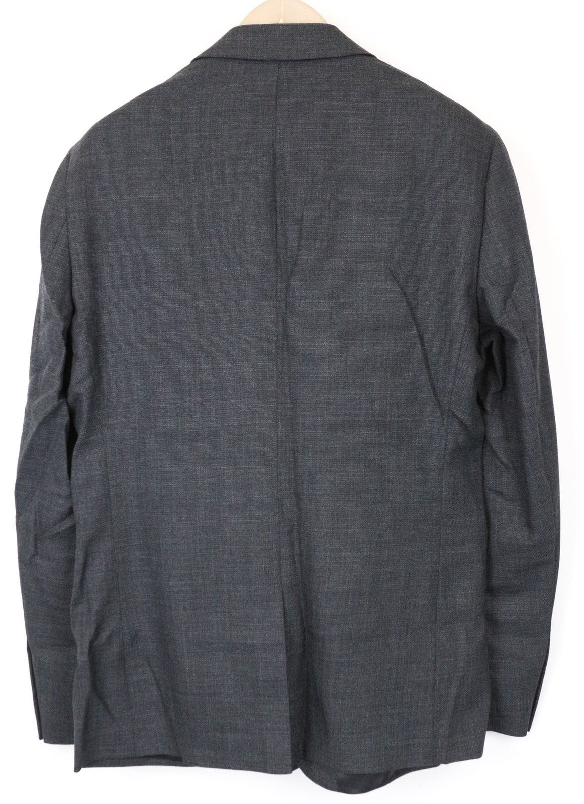 SANDRO vyriškas švarkas 52 pilkas, vilnonis, tamprus pamušalas, klasikinis, vienaeilis, rekomenduojama mažmeninė kaina – 395 € 