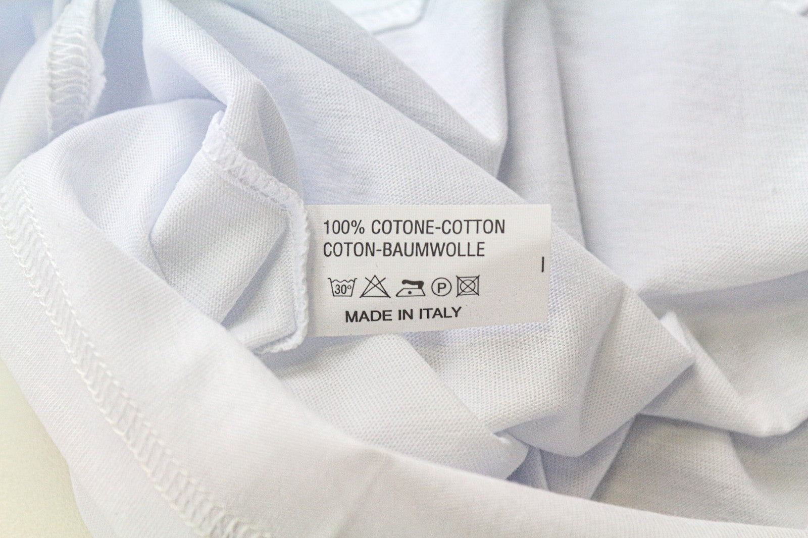 VKING Men's Printed T-Shirt S White Cotton Logo Short Sleeve Pullover