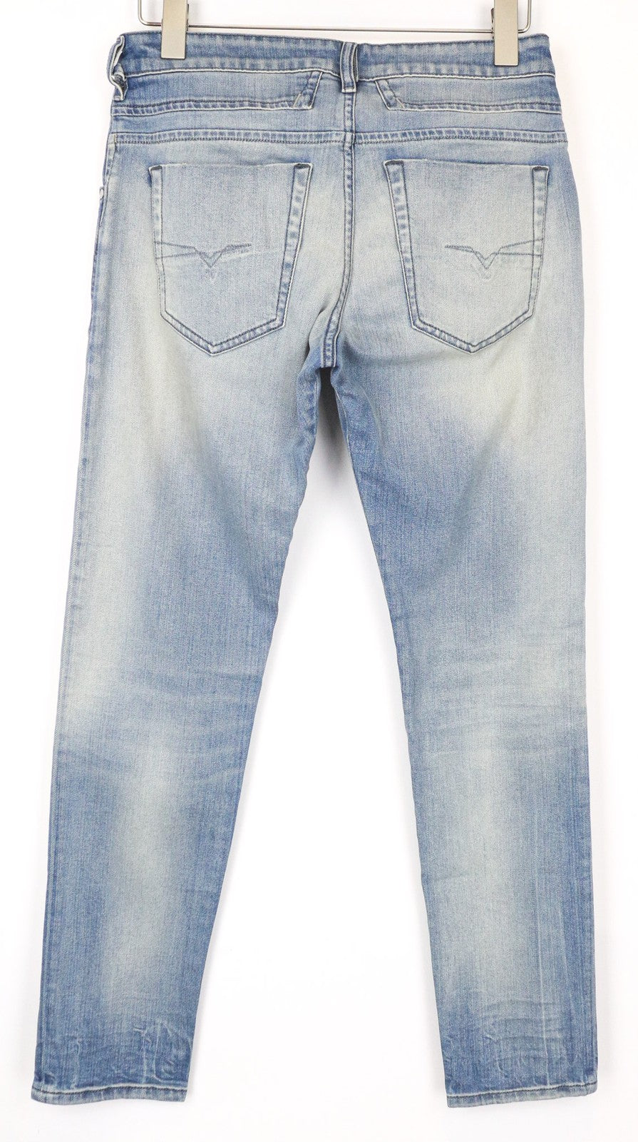 DIESEL D-Bazer 081AP Men's Jeans W29/L30 Tapered Washed Blue Cotton Stretch