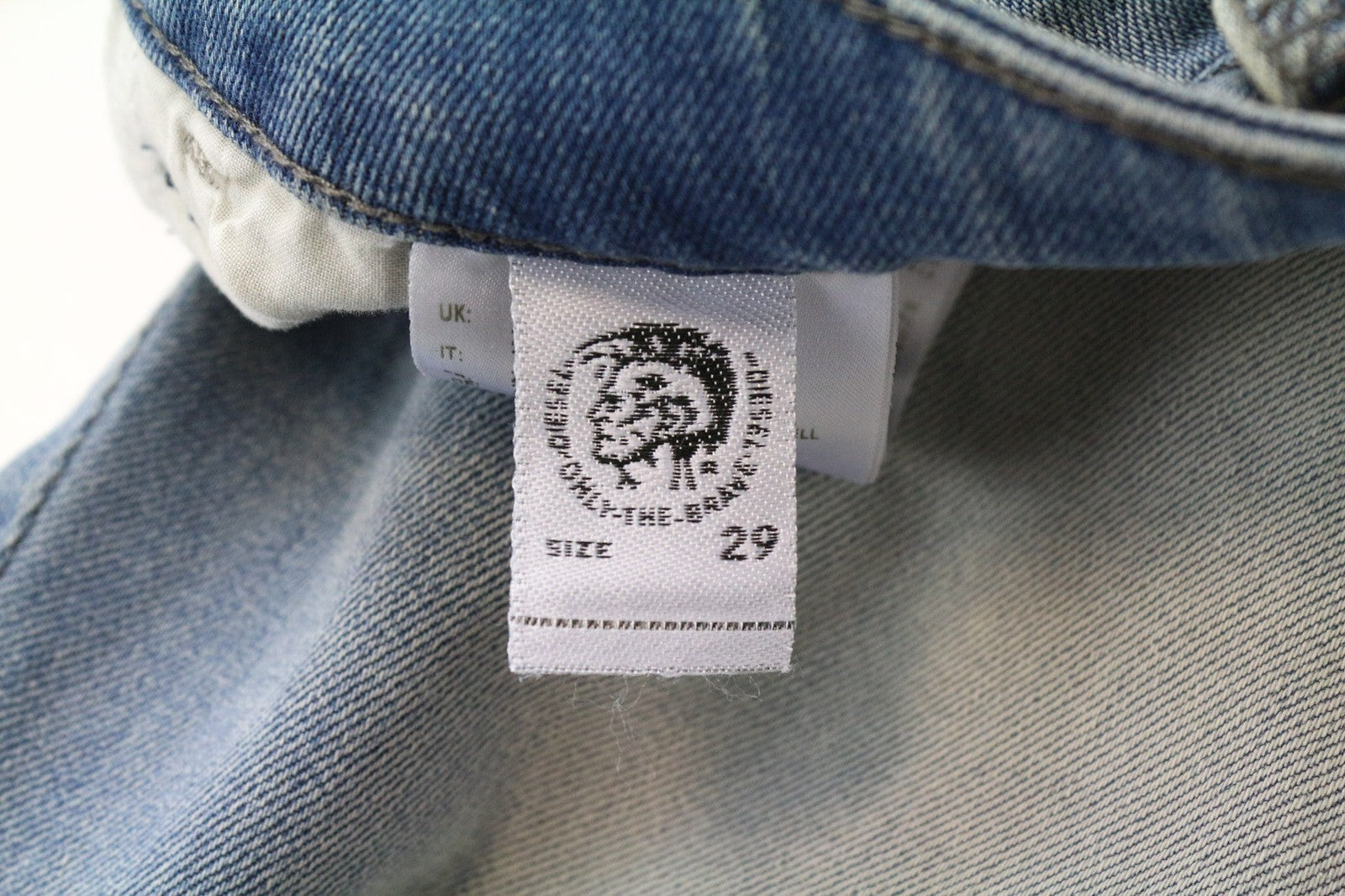 DIESEL D-Bazer 081AP Men's Jeans W29/L30 Tapered Washed Blue Cotton Stretch