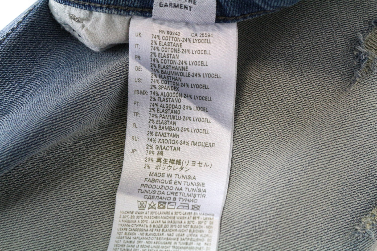 DIESEL D-Bazer 081AP Men's Jeans W29/L30 Tapered Washed Blue Cotton Stretch