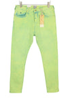 Green Cotton Jeans