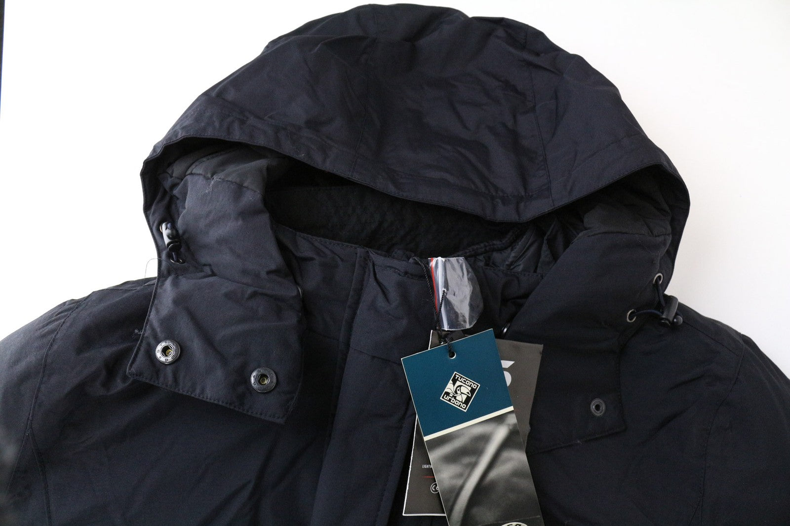 TUCANO URBANO Hide Park vyriška striukė EU42 juoda 2in1 vandeniui atspari nuimama pamušalo dalis 