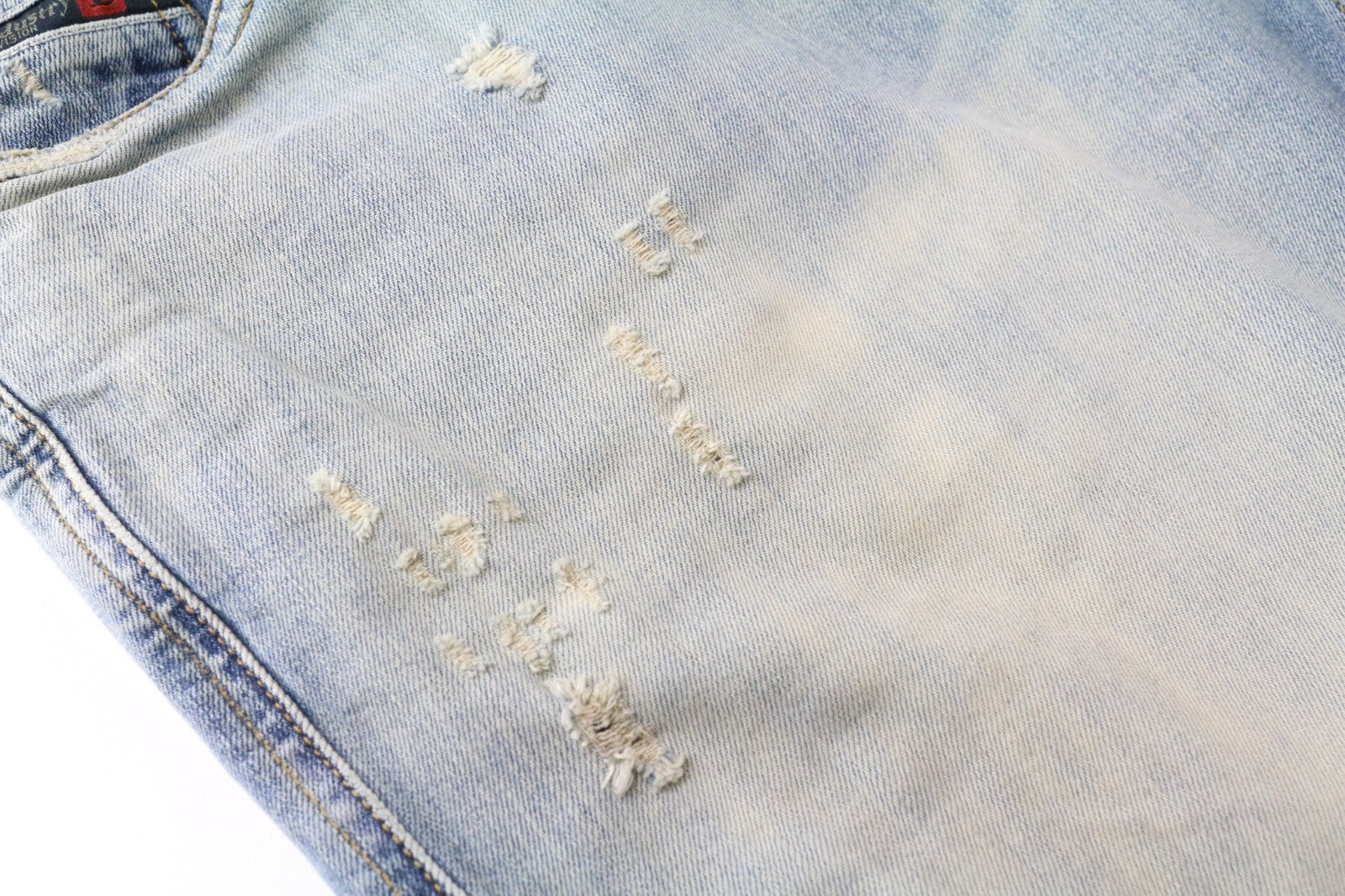 DIESEL Thommer 081AU vyriški džinsai W34/L34 Slim Skinny mėlyni medvilniniai tamprūs džinsai skalbimui 