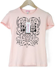 FRANKIE MORELLO Sexywear moteriški marškinėliai L dydžio rožiniai tamprūs medvilniniai trumpomis rankovėmis 