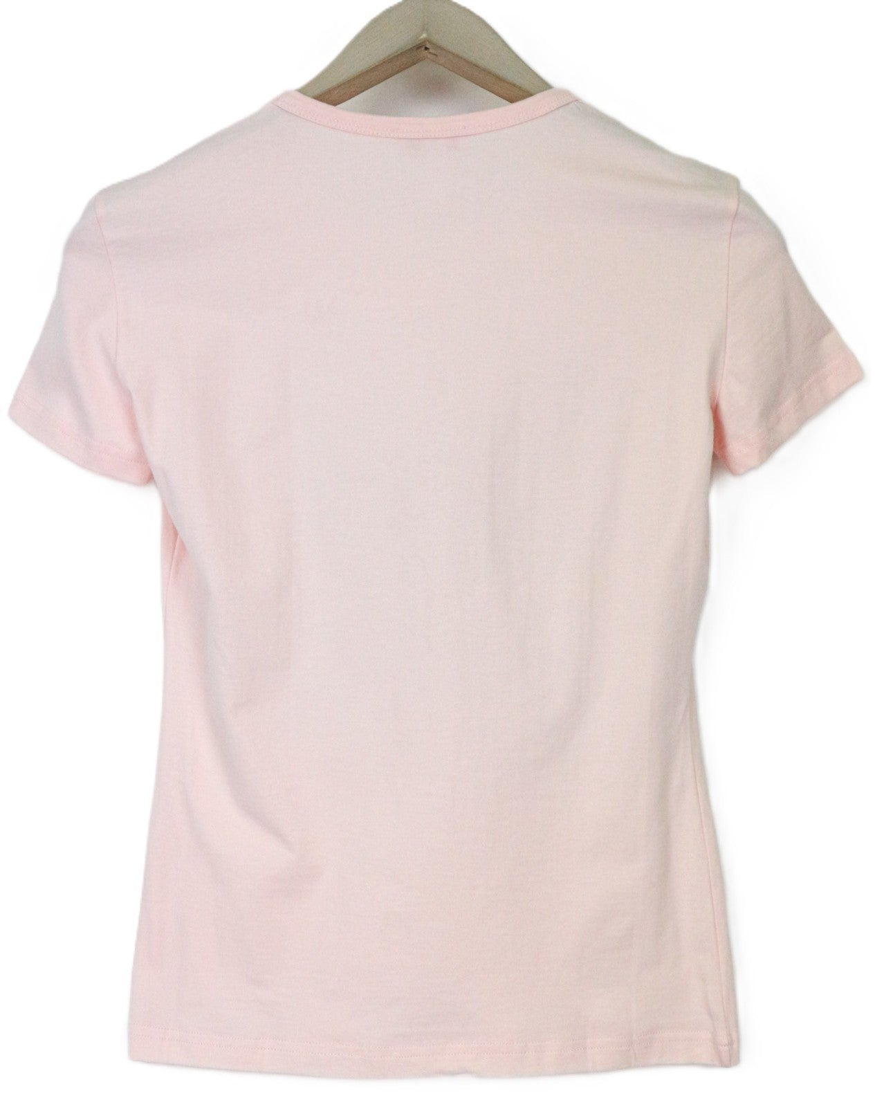 FRANKIE MORELLO Sexywear moteriški marškinėliai L dydžio rožiniai tamprūs medvilniniai trumpomis rankovėmis 