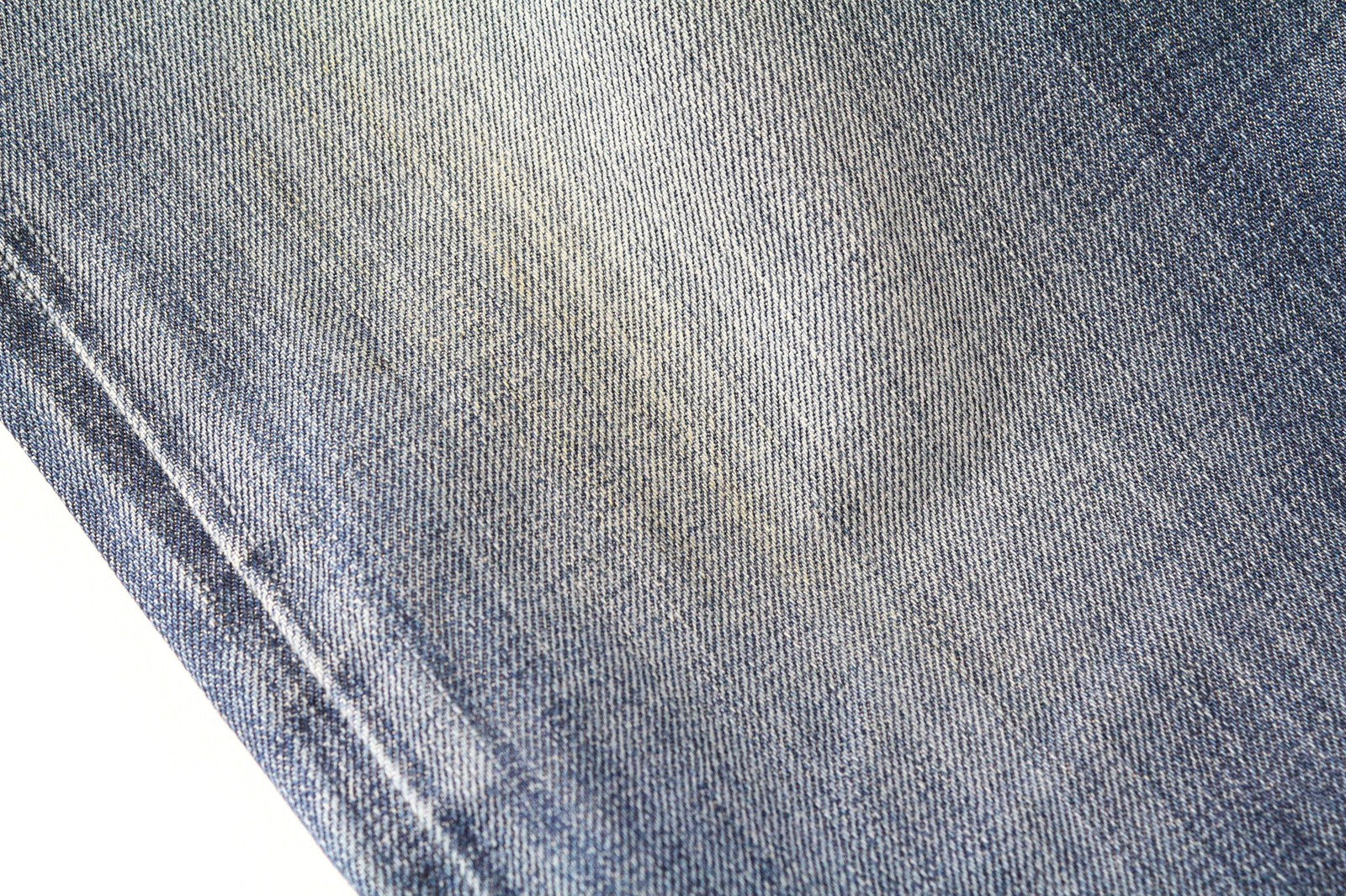 TAKESHY KUROSAWA Men's Jeans W34 Tapered Blue Cotton Washed Aged 5 Pockets