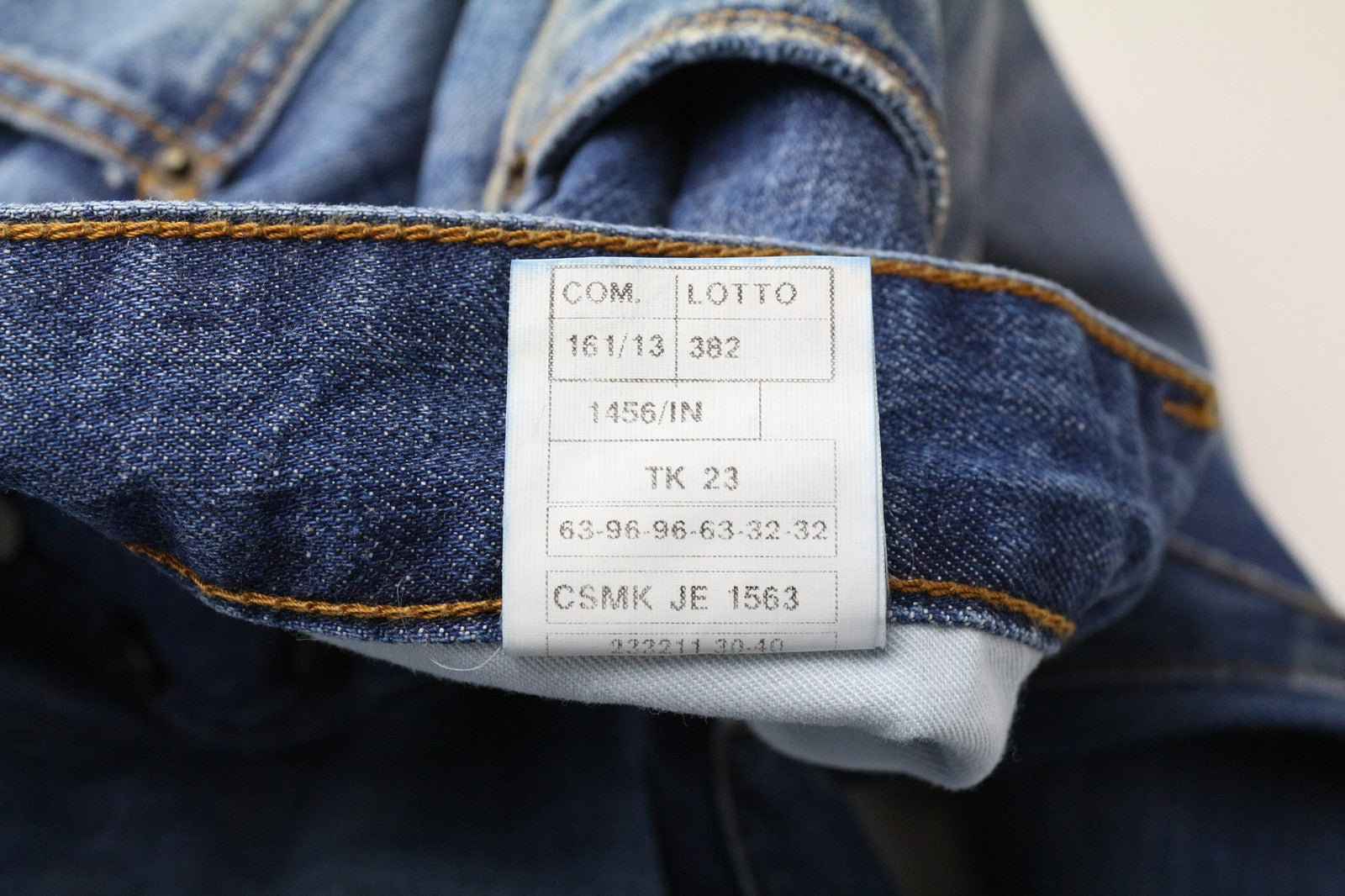 TAKESHY KUROSAWA Men's Jeans W34 Tapered Blue Cotton Washed Aged 5 Pockets