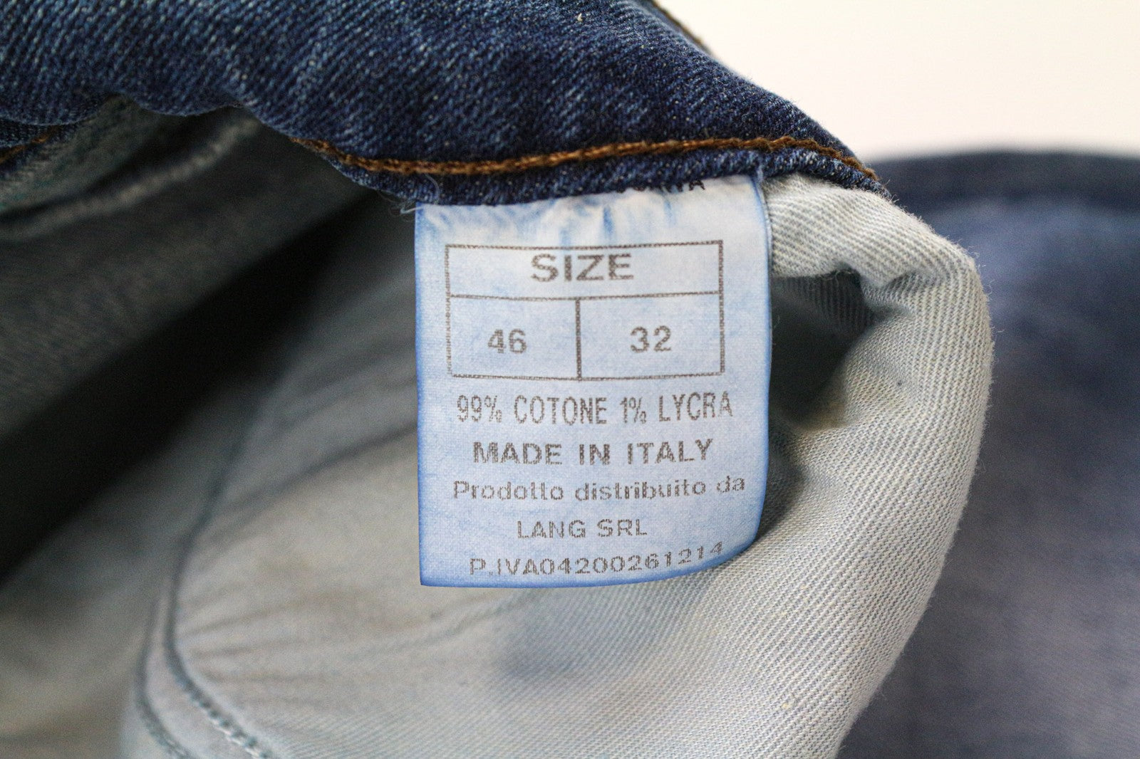 TAKESHY KUROSAWA Men's Jeans W32 Slim Distressed Washed Blue Stretchy Denim