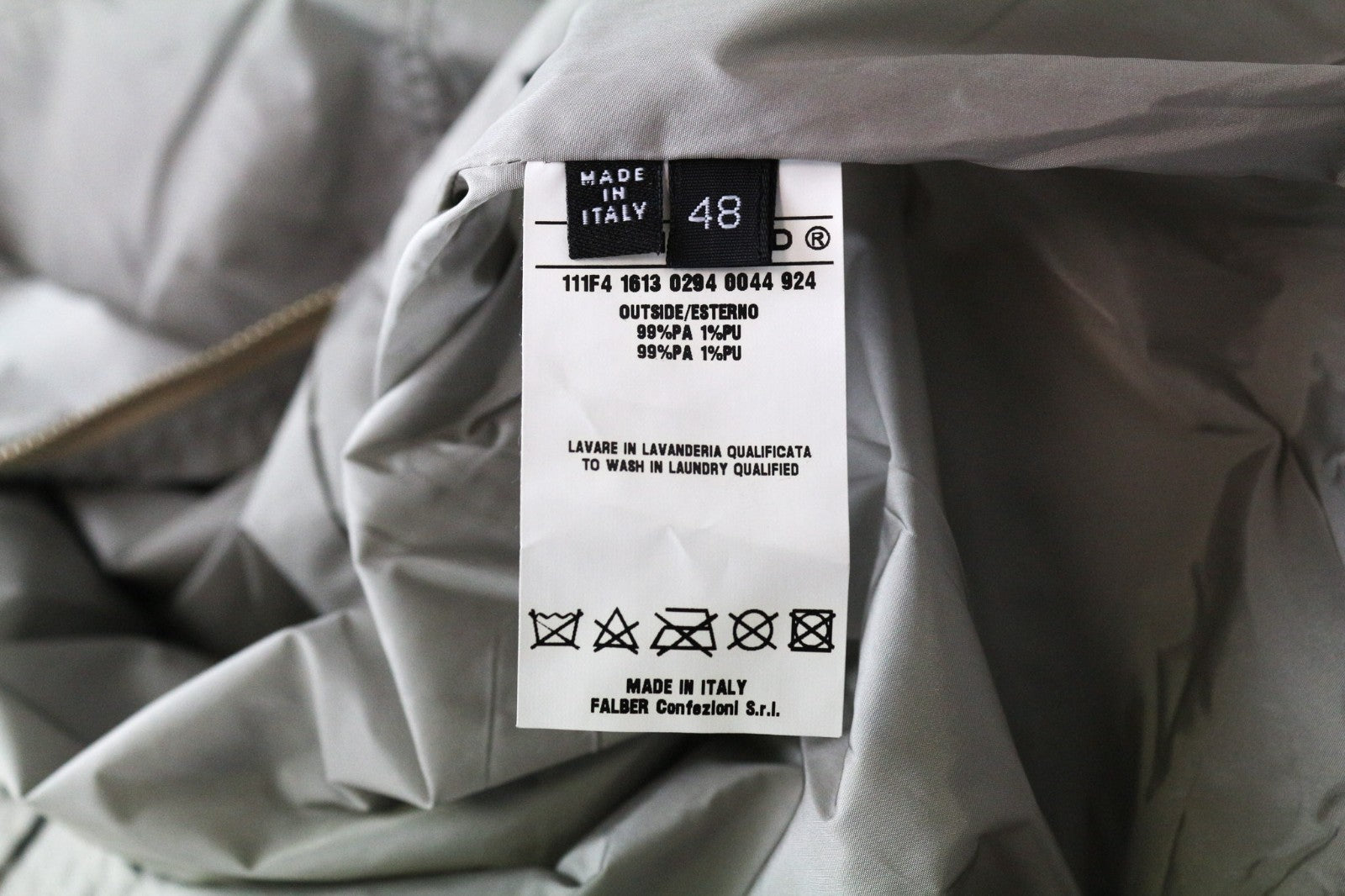 RICHMOND vyriška striukė 48 pilka bomber stiliaus ilgomis rankovėmis, lengva, užtraukiama, laisvalaikio stiliaus 