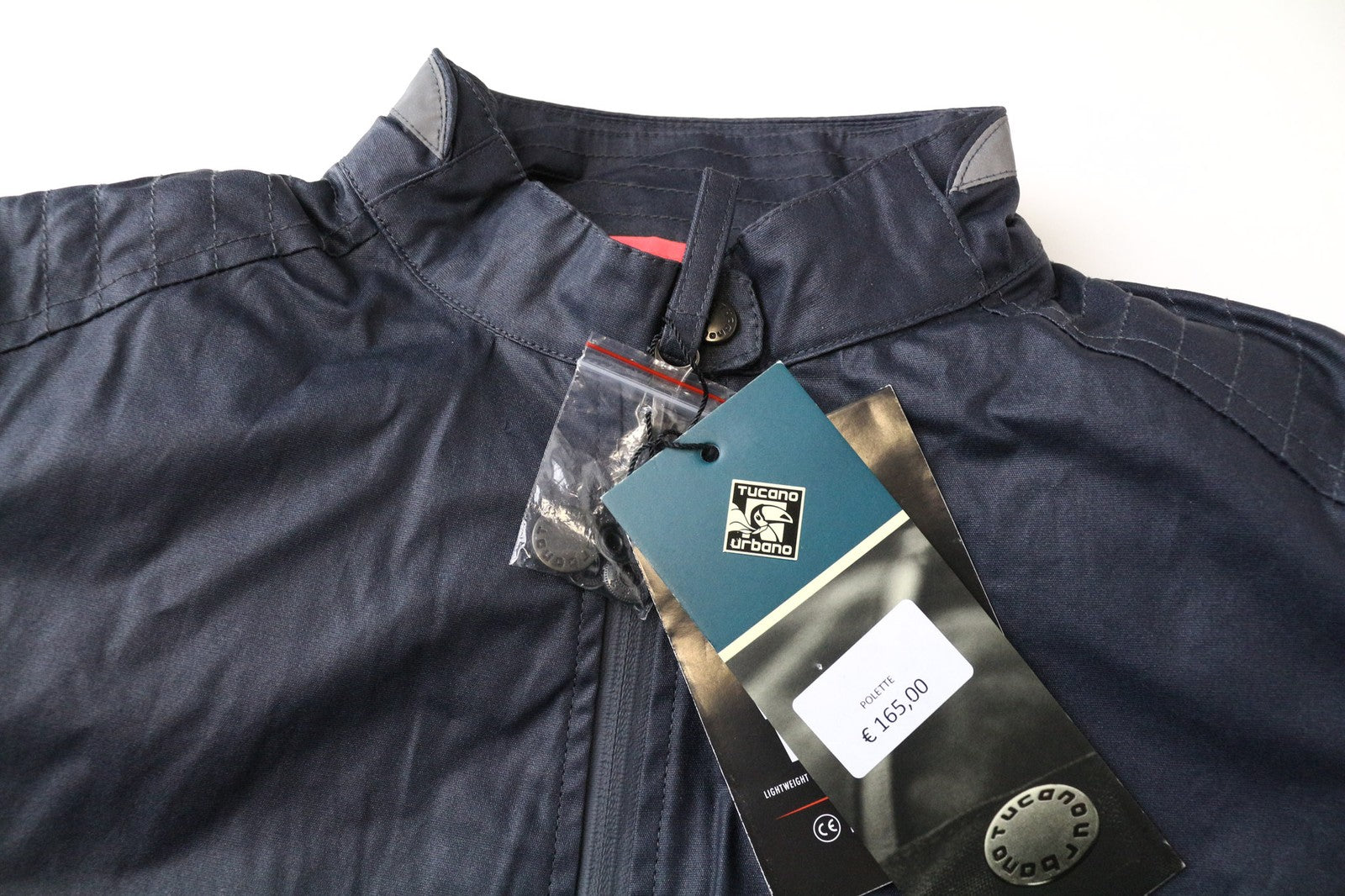 TUCANO URBANO Polette Women Jacket EU38 Navy Moto Water Repellent Armoured