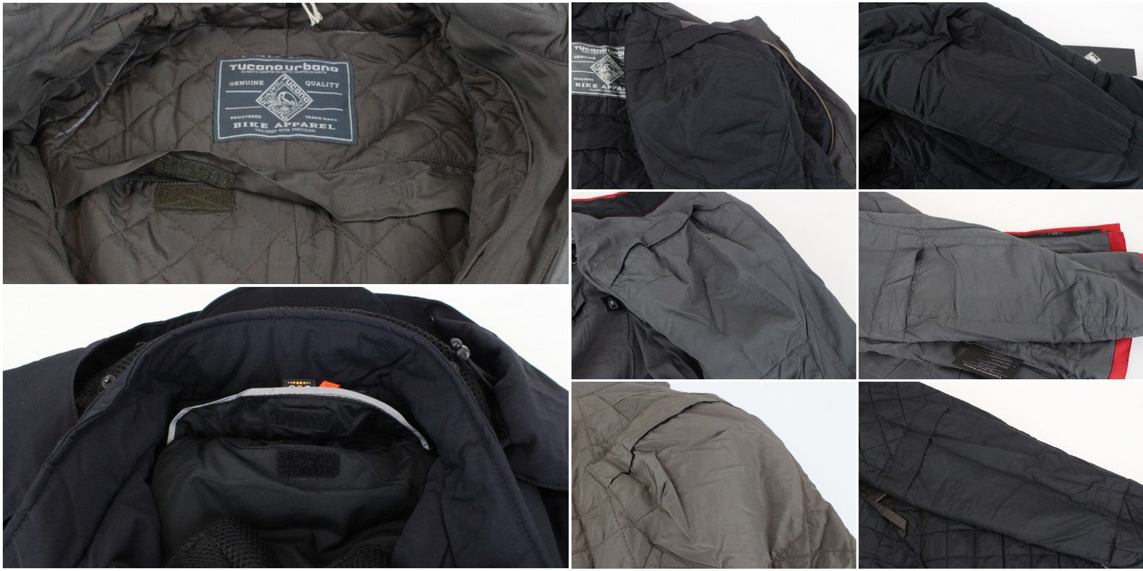 TUCANO URBANO Polette Women Jacket EU38 Navy Moto Water Repellent Armoured